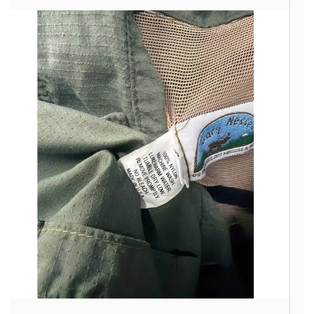 Gary Nesse USA Made Olive Field Shirt Mens 3X Workwear Utility - Picture 3 of 7